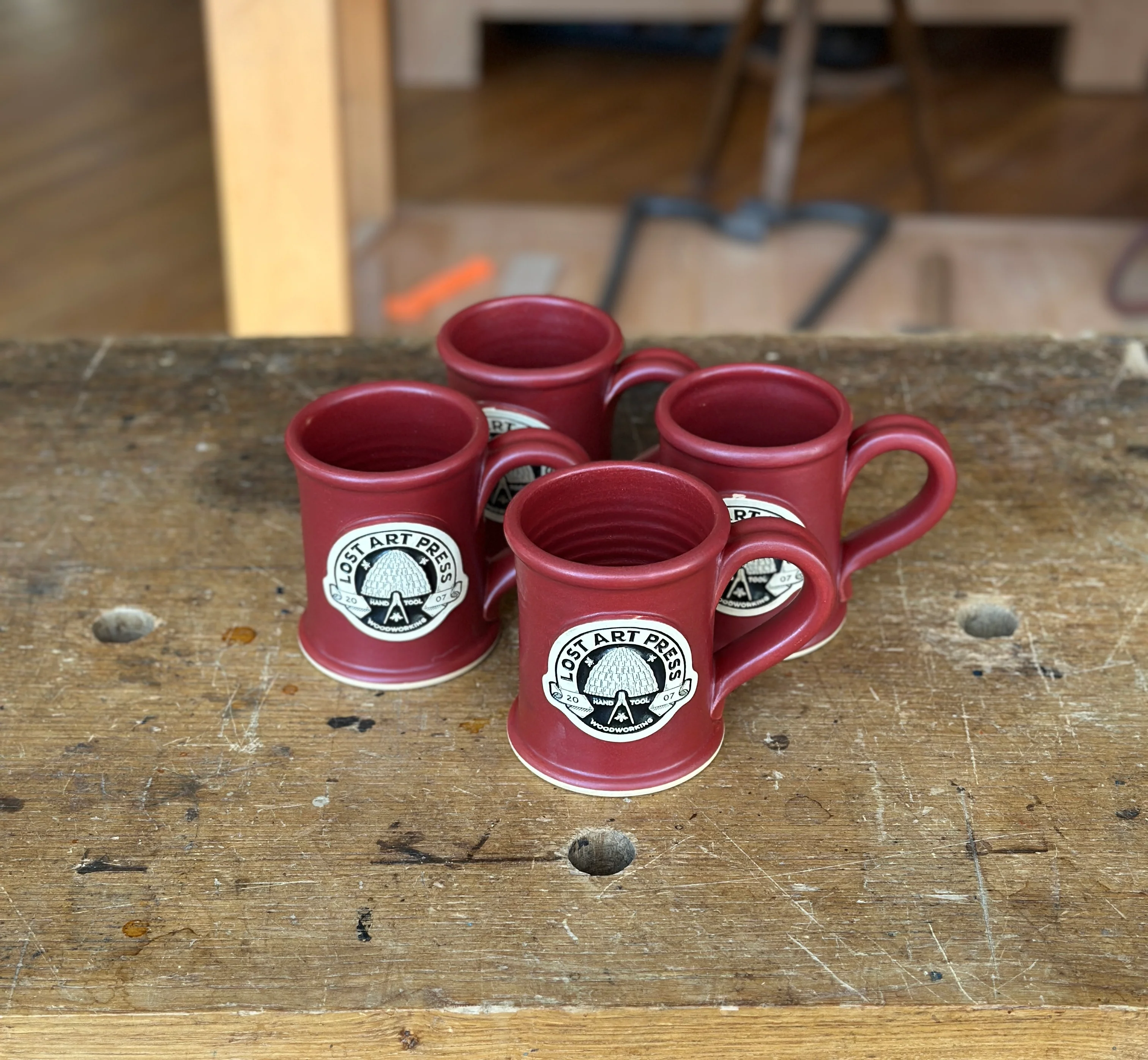 Handmade Lost Art Press Coffee Mugs - Image 3