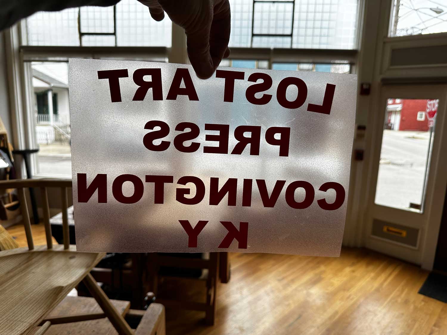 Iron-on ‘Lost Art Press’ Applique - Image 3