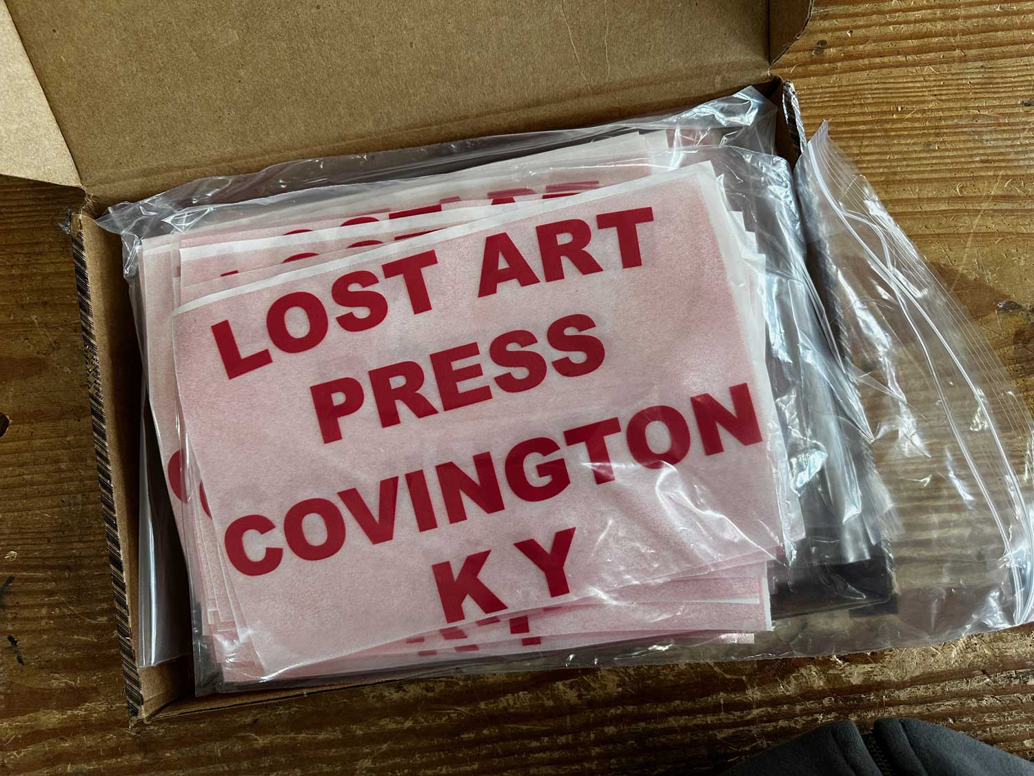 Iron-on ‘Lost Art Press’ Applique - Image 4