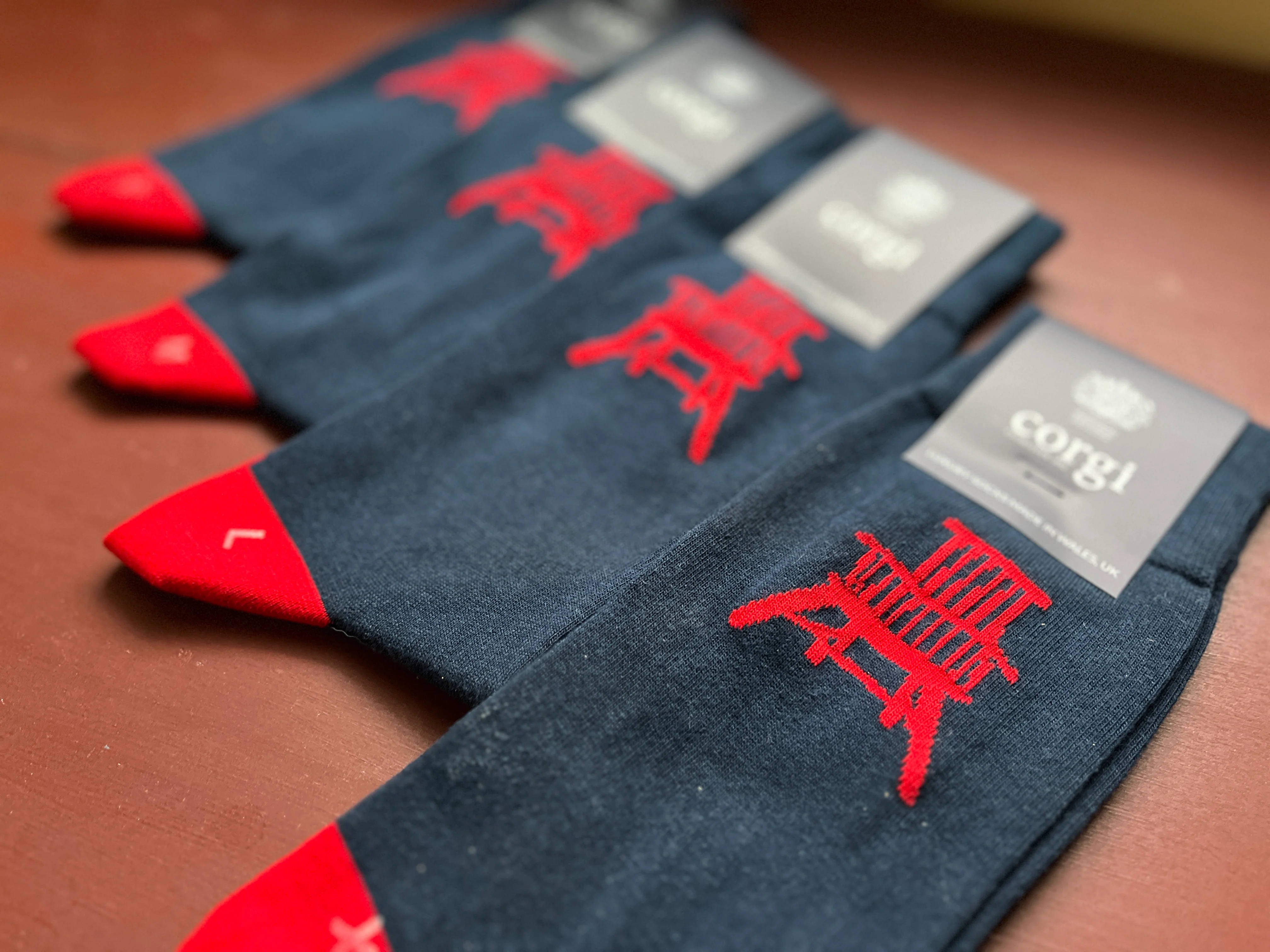 Welsh-made Corgi Chair Socks - Image 4